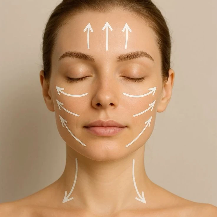 Indian face lift massage