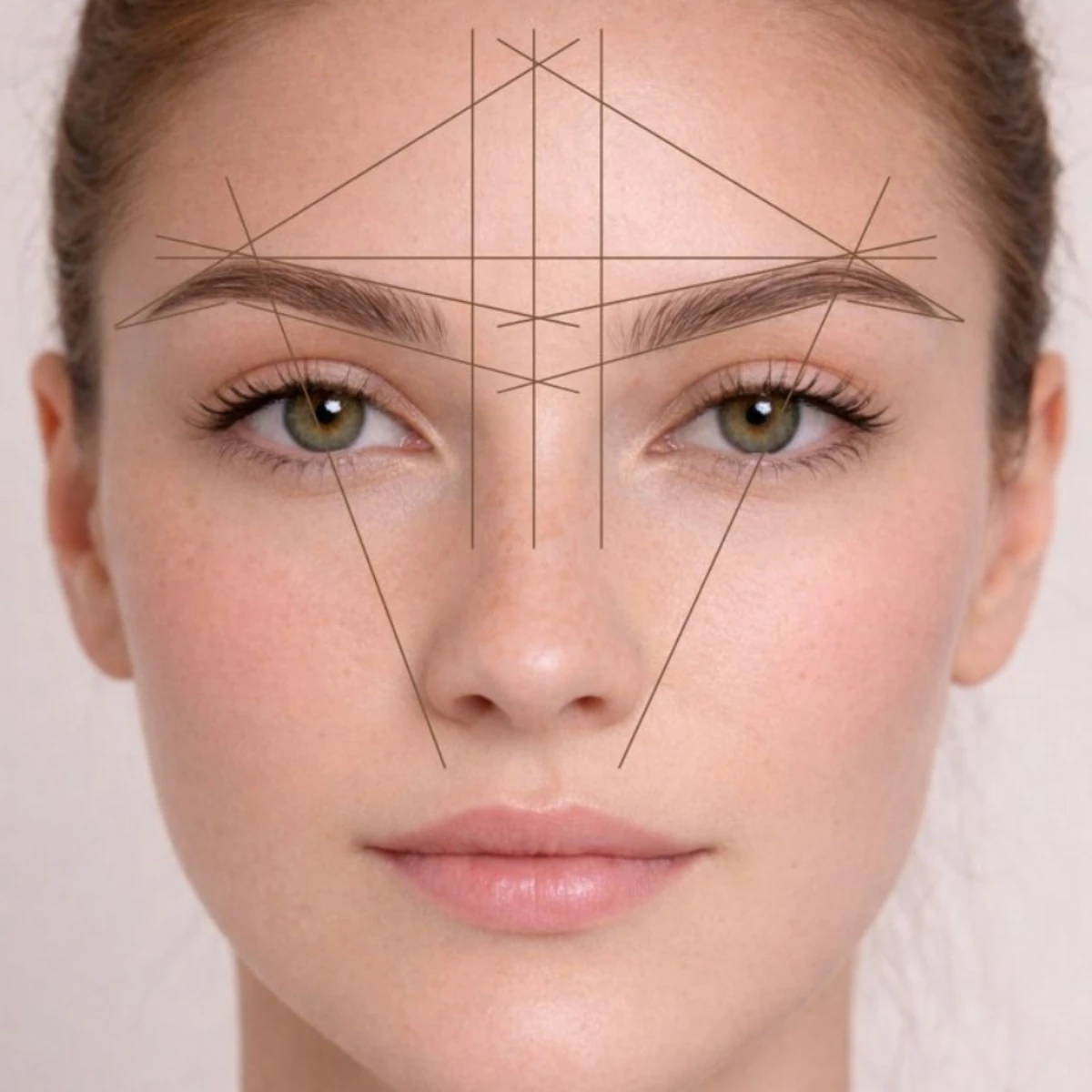 Bridal brow mapping and shape with styling with zahra baba